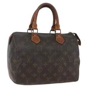 LOUIS VUITTON Monogram Speedy 25 Hand Bag M41528 LV Auth 158765